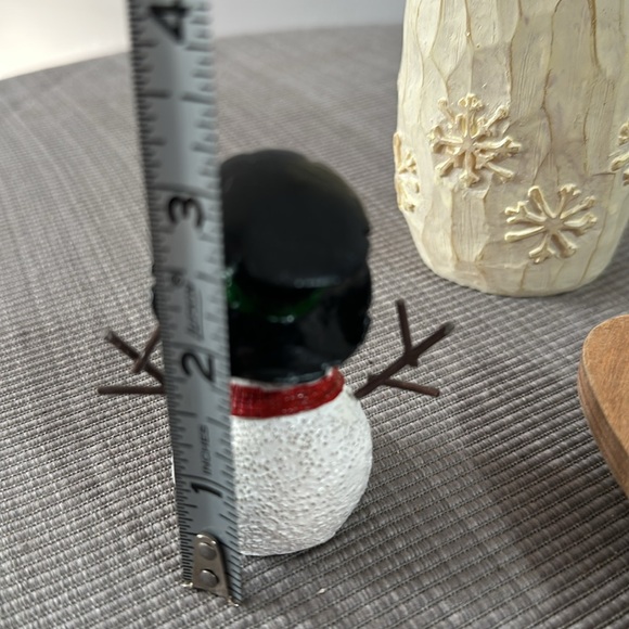 💚10 Set of 3 Snowman figurines - Picture 8 of 9